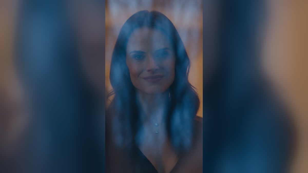 A concerned witness arrives during a tense family scene